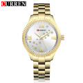 CURREN 9009 Stainless Steel Crystal Jewelry Ladies Quartz Watch Dress Women's Clock relogio feminino Luxury Brand Women Watches